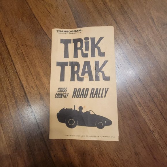 Transogram Trik Trak 1964 Cross Country Road Rally Game Parts - Picture 4 of 4